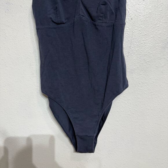 Richer Poorer Navy V-Neck Bodysuit Sz M - Picture 4 of 12